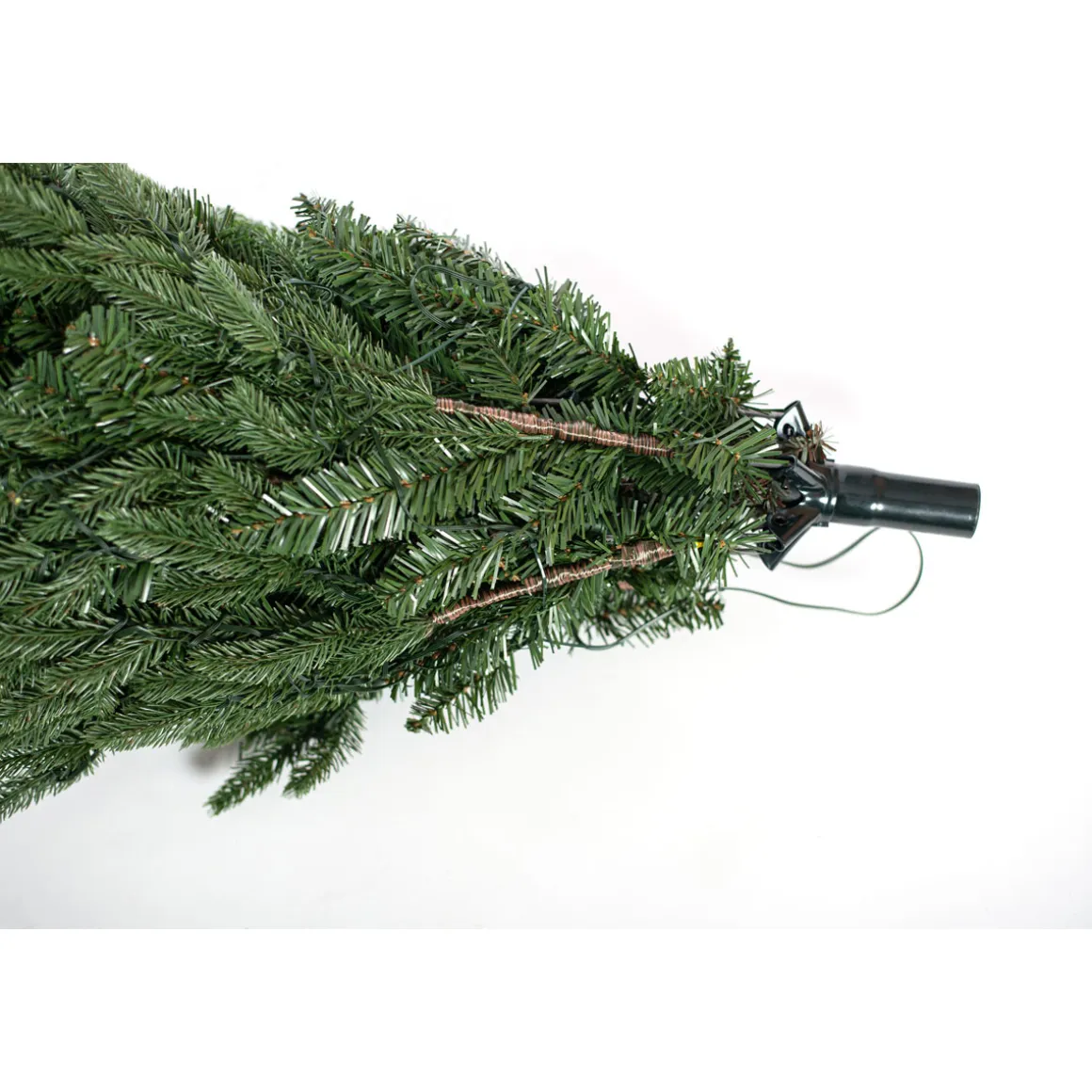 Künstlicher Weihnachtsbaum Sherwood Fichte inkl. LEDs 210 cm Grün
