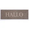 Kokosmatte Hallo 26 x 75 cm schlamm