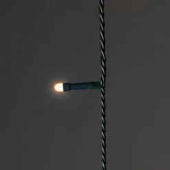 Konstsmide LED Baummantel mit Ring Durchmesser 11 cm 5 Stränge mit je 50 bernsteinfarbenen Dioden gefrostet