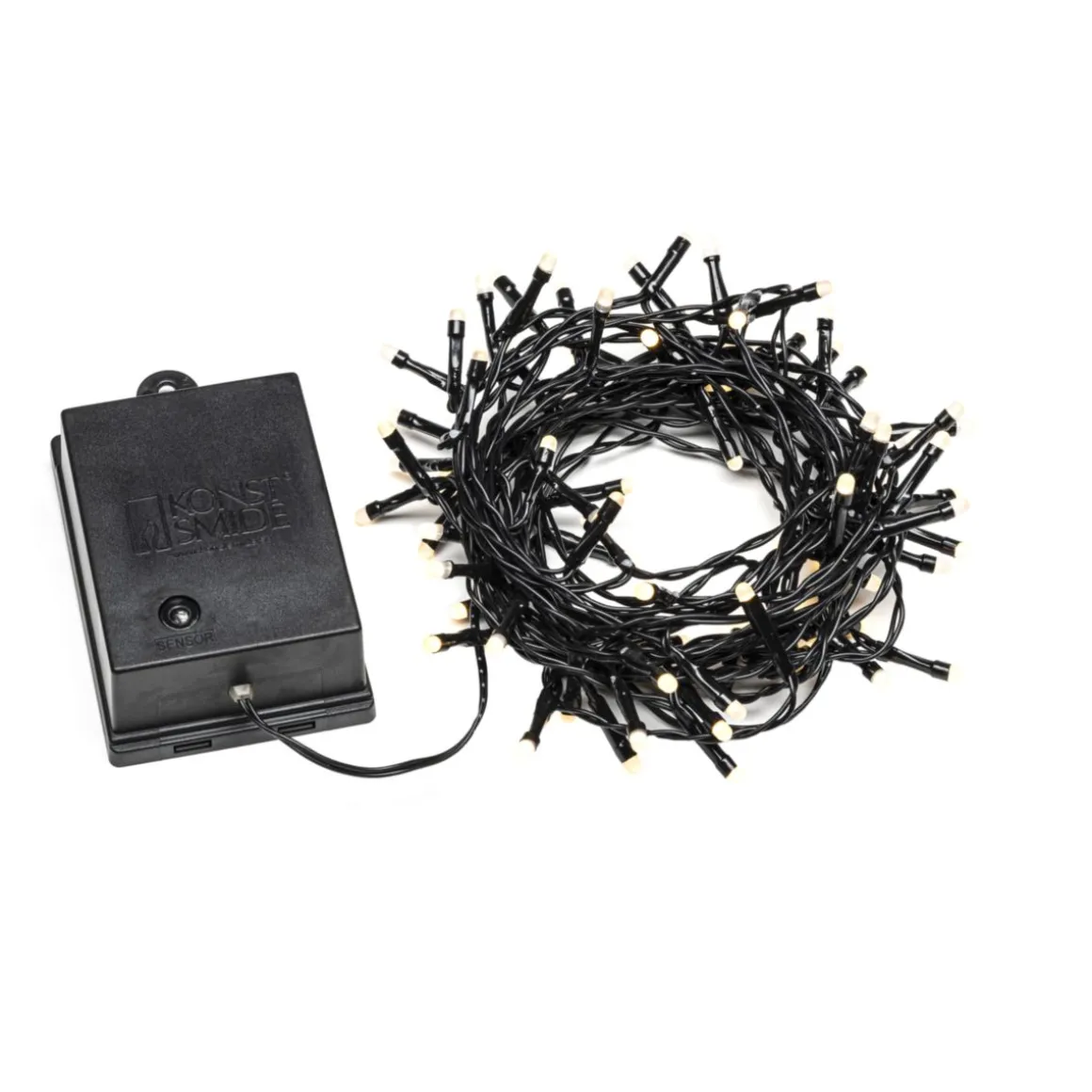 Konstsmide LED Lichterkette mit Lichtsensor und Timer