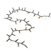 Konstsmide Micro LED Bueschellicherkette Cluster schwarz 30V Innentrafo 200 bernsteinfarbene Dioden