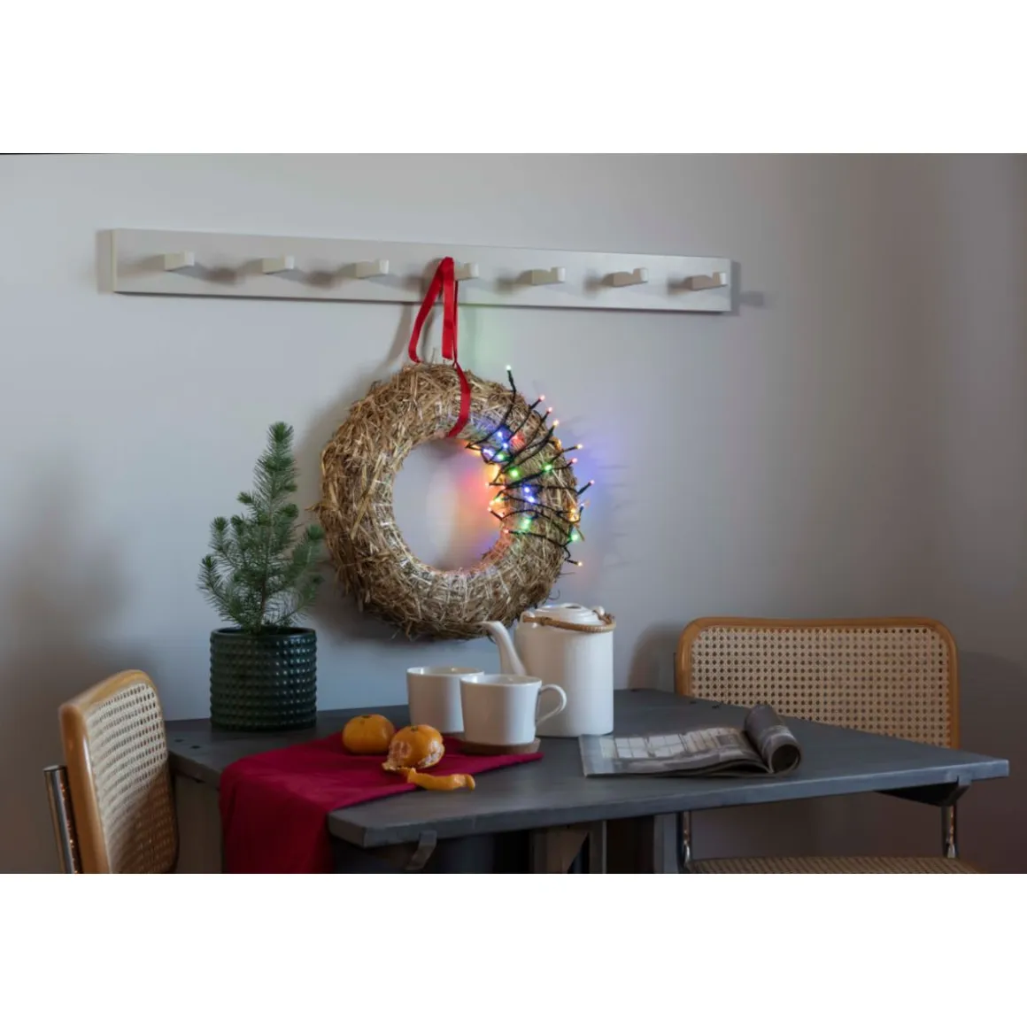 Konstsmide Micro LED Lichterkette 35 bunte gefrostete Dioden
