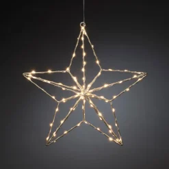 Konstsmide Micro LED Stern silber 90 Dioden