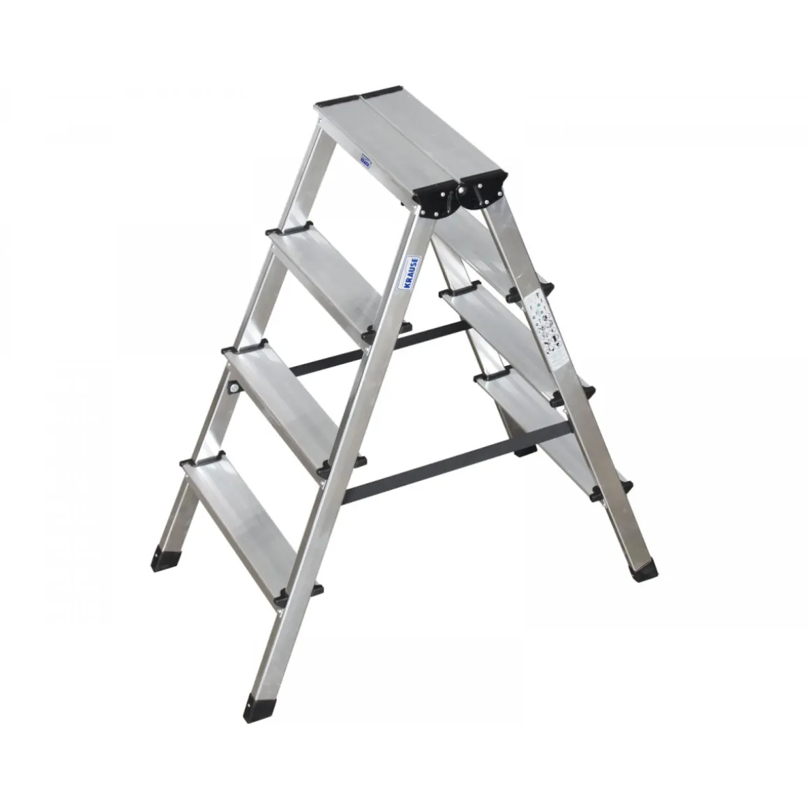 Krause Stufen-Doppelleiter Dopplo 2 x 4 Stufen