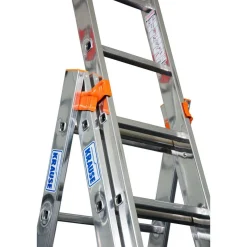 Krause Vielzweckleiter Tribilo 3 x 12 Sprossen mit Treppenfunktion