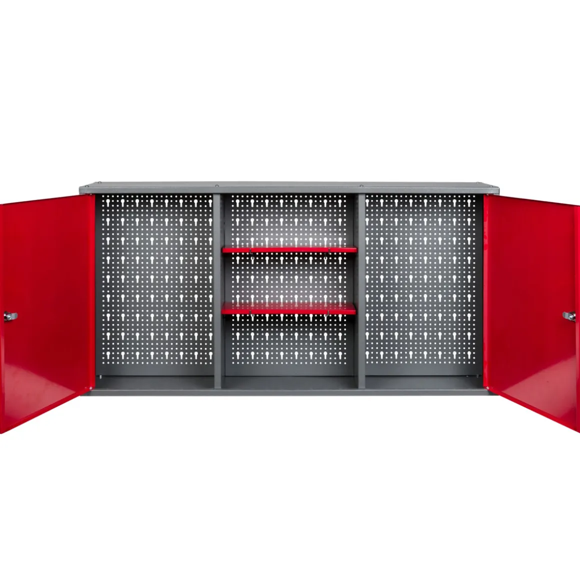 Kreher Metall-Werkstattschrank 120 x 60 x 19 cm rot