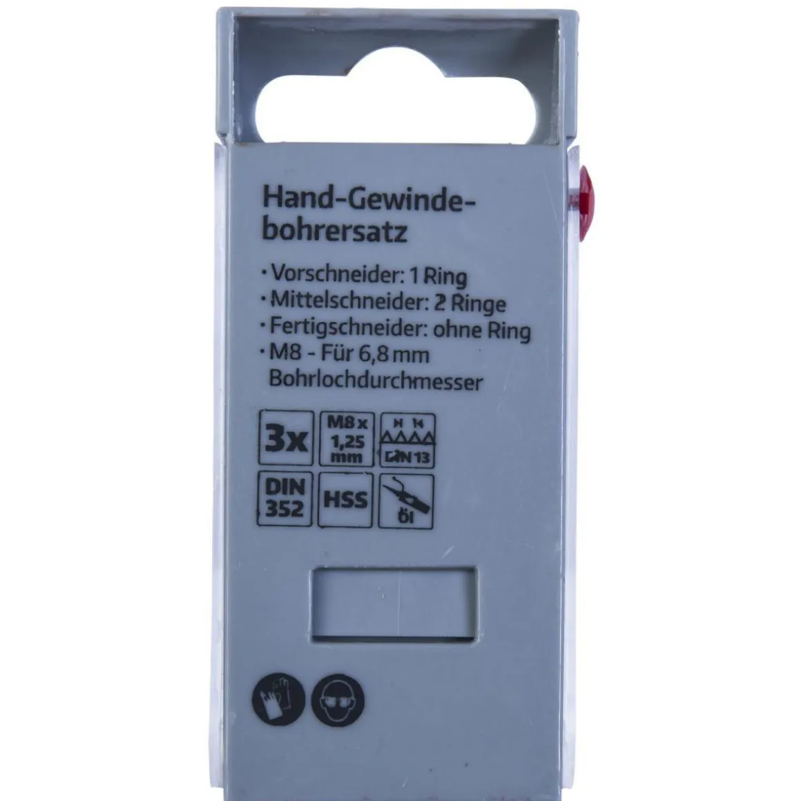 Krone Gewindebohrer-Satz HSS M8 3-teilig