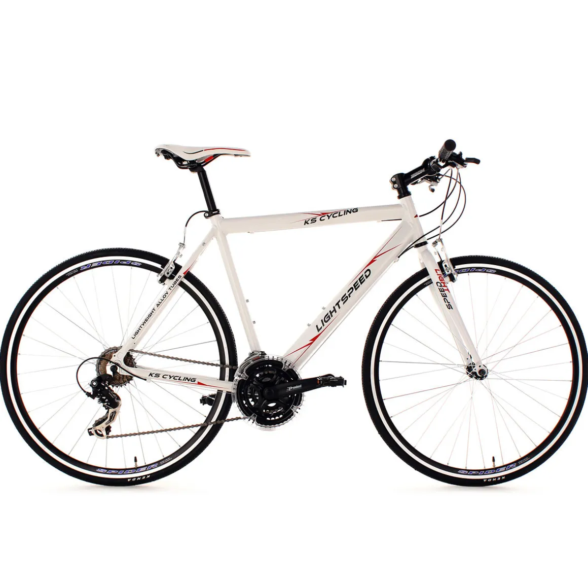 KS Cycling Fitnessbike Lightspeed 56 cm weiß