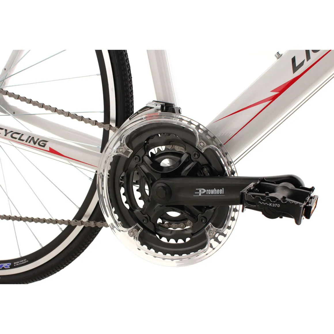 KS Cycling Fitnessbike Lightspeed 56 cm weiß