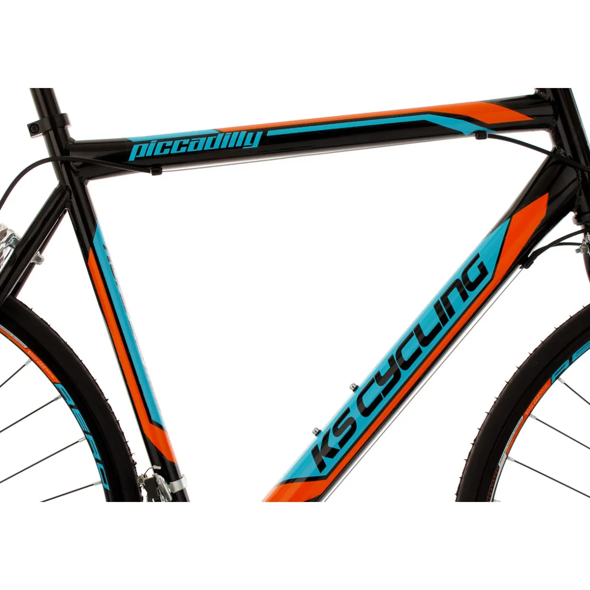KS Cycling Rennrad Piccadilly 59 cm schwarz-orange