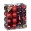 Kugeset 4 und 6cm mit Spitze Morello Cherry Red