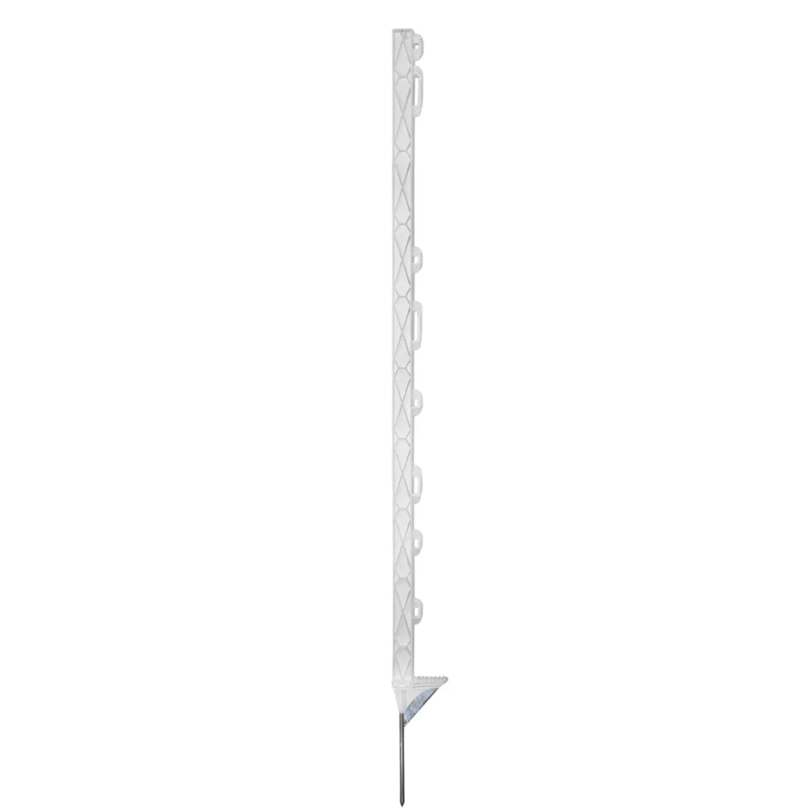 Kunststoffpfahl Titan Plus 110 cm weiß 5 Stück
