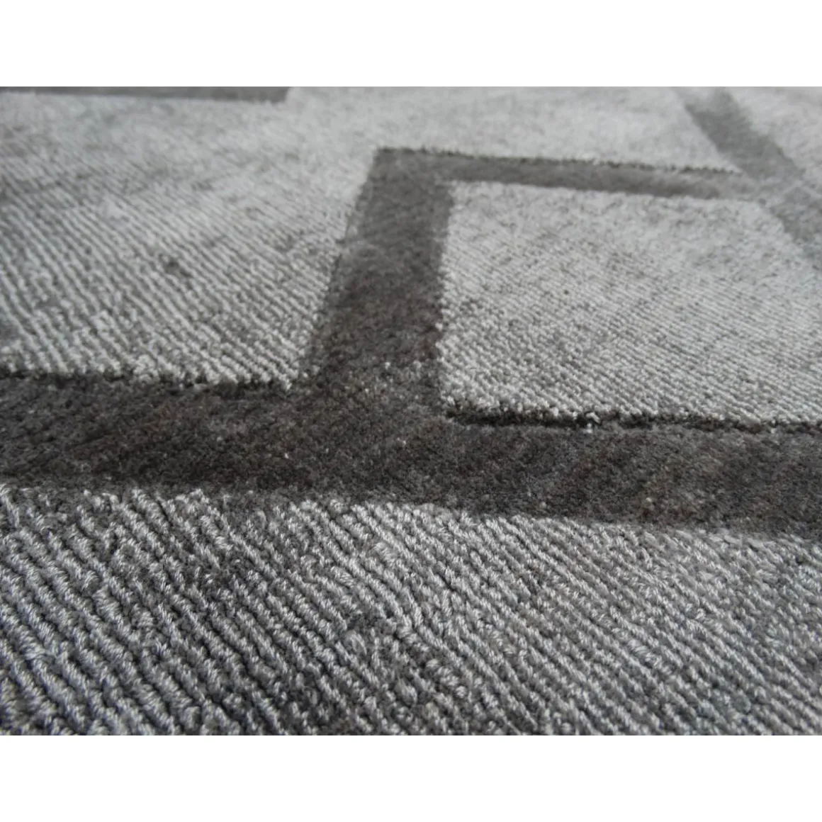 Kurzflorteppich „Luxury 310“ Grau/Anthrazit, 200x290cm