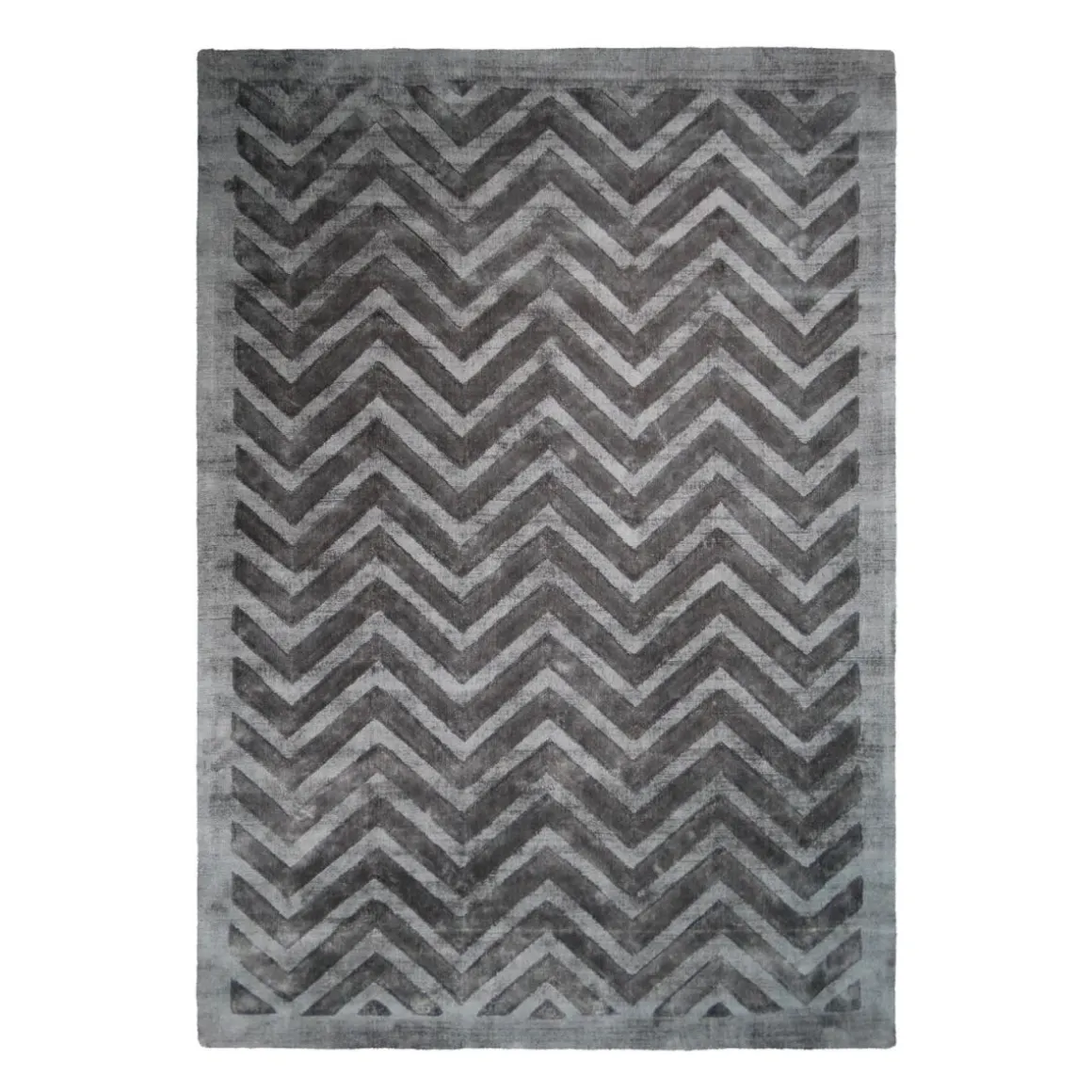 Kurzflorteppich „Luxury 410“ Grau/Anthrazit, 200x290cm