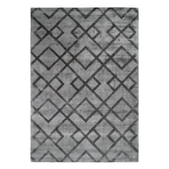 Kurzflorteppich „Luxury 310“ Grau/Anthrazit, 160x230cm