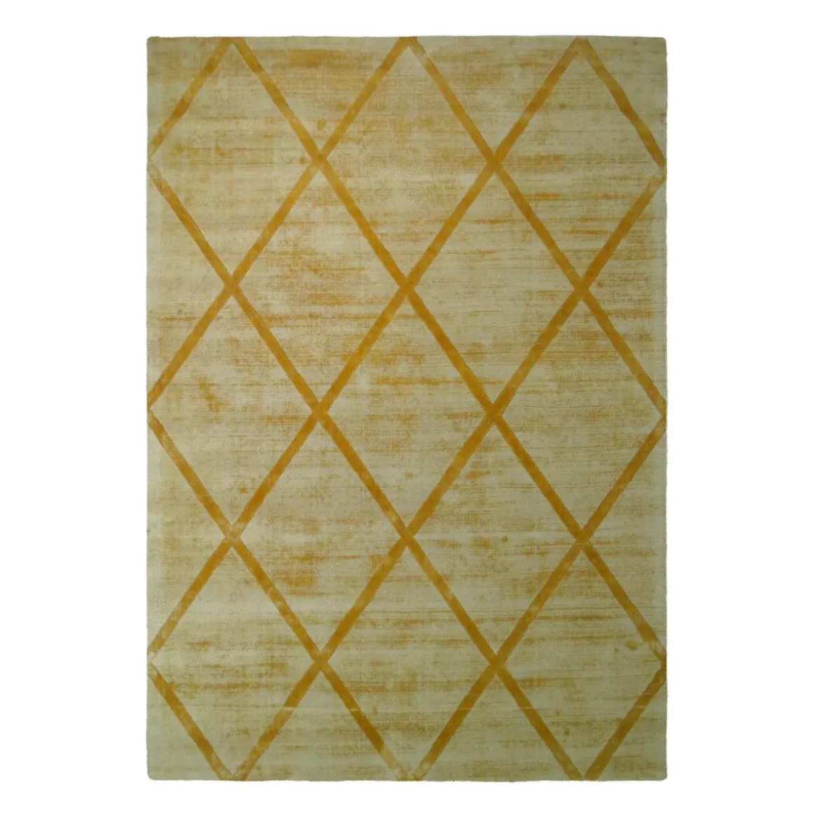 Kurzflorteppich „Luxury 210“ Gelb, 80x150cm