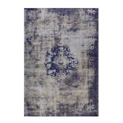 Kurzflorteppich „Vintage 8403“, blau