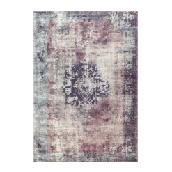 Kurzflorteppich Vintage 8403 anthrazit