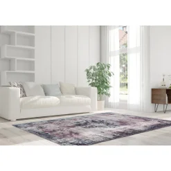 Kurzflorteppich Vintage 8403 anthrazit
