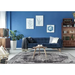 Kurzflorteppich „Vintage 8400“ Hellgrau