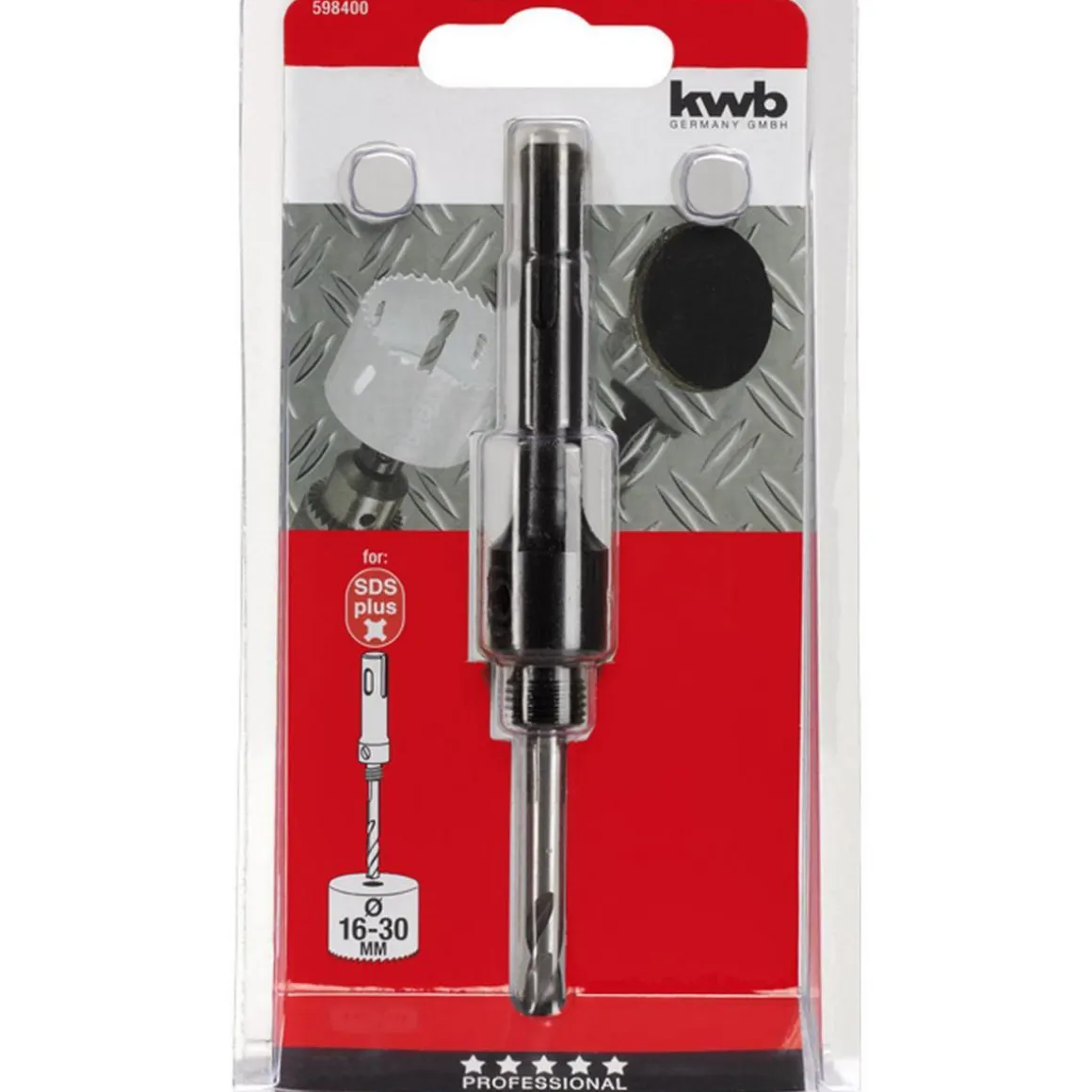kwb Aufnahmeschaft für Lochsägen Durchmesser 16-30 mm