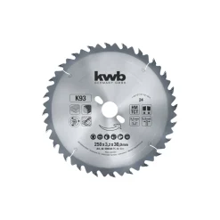 kwb Bauholz-Kreissägeblätter für Bau- und Tischkreissägen Durchmesser 250 mm