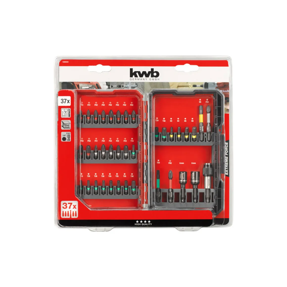 kwb Bitbox Impact 37 teilig