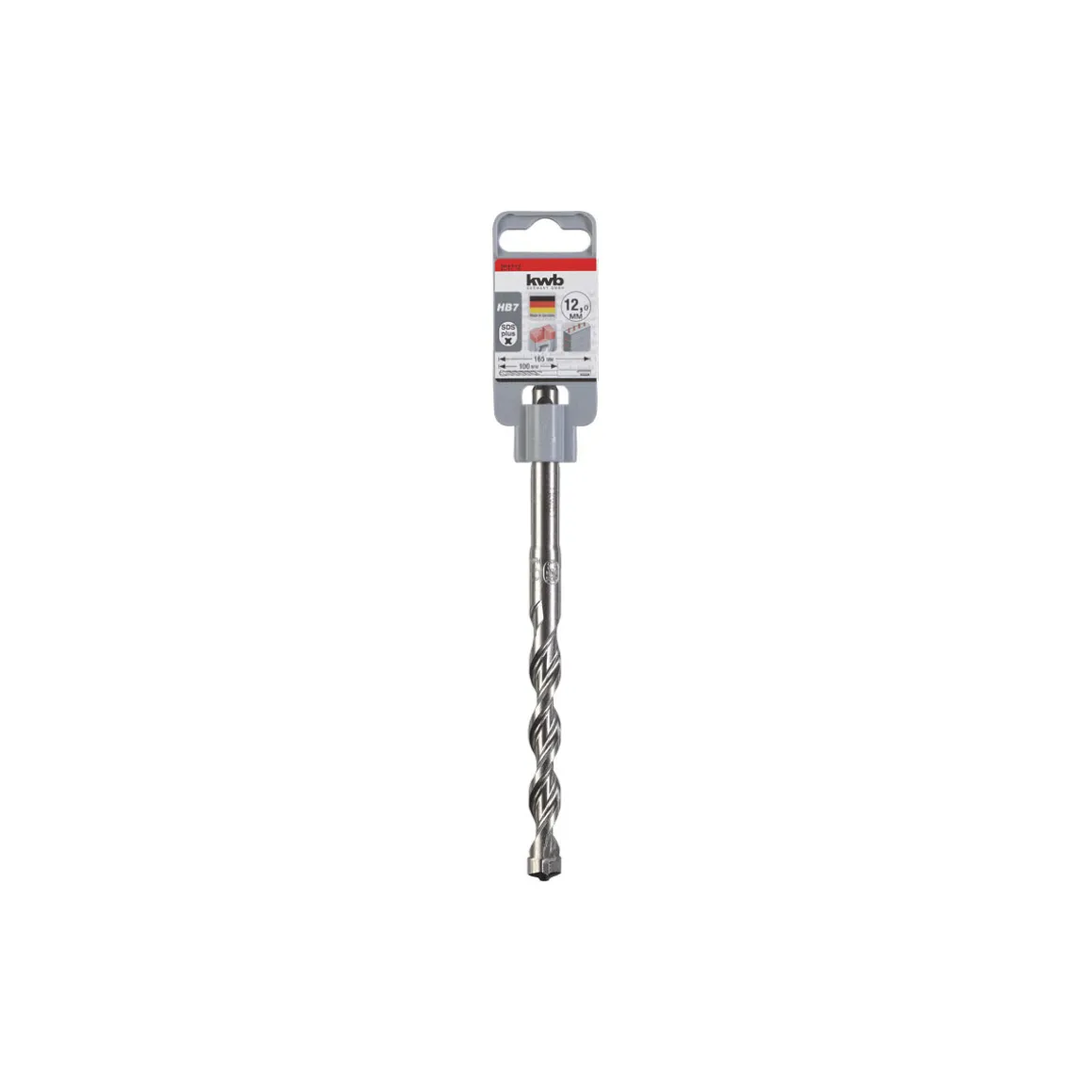 kwb Hammerbohrer HB 7 SDS plus Durchmesser 12 mm 165 mm