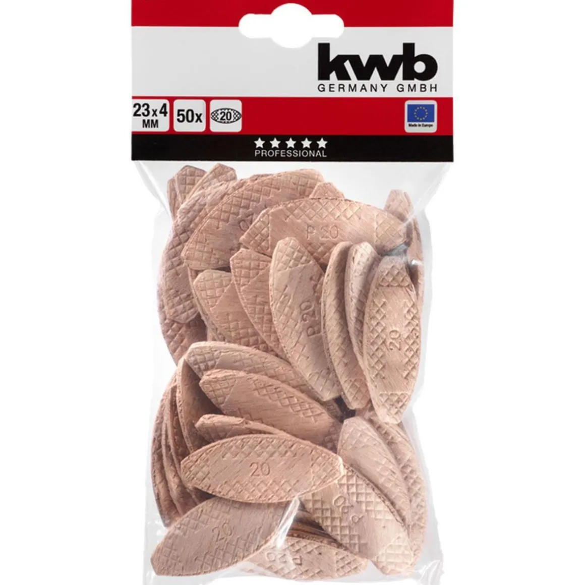 kwb Holzverbinderplättchen 23 x 4 mm