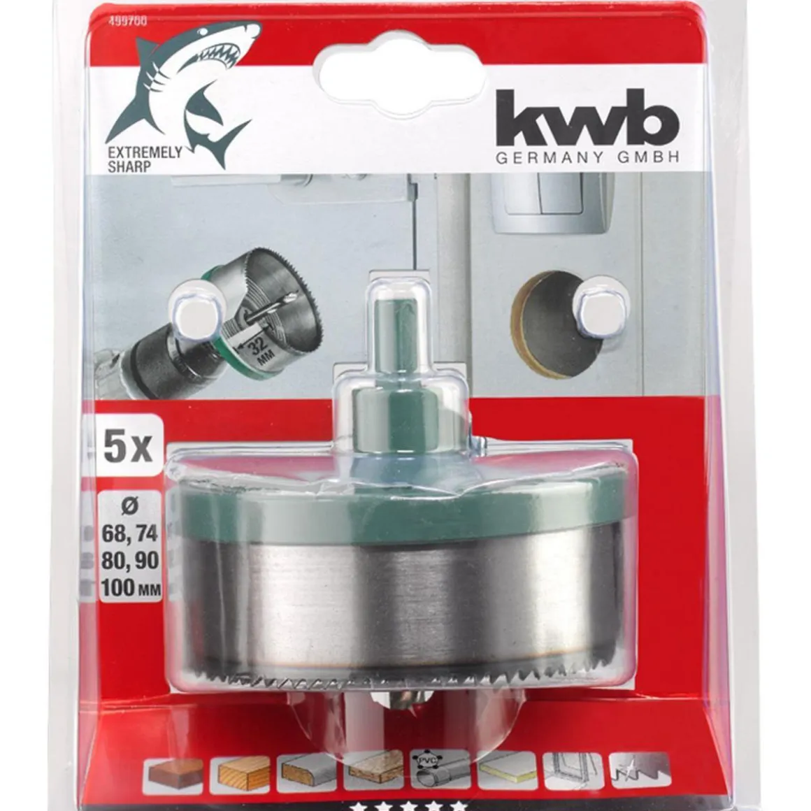 kwb Mehrkranzlochsäge 5 teilig