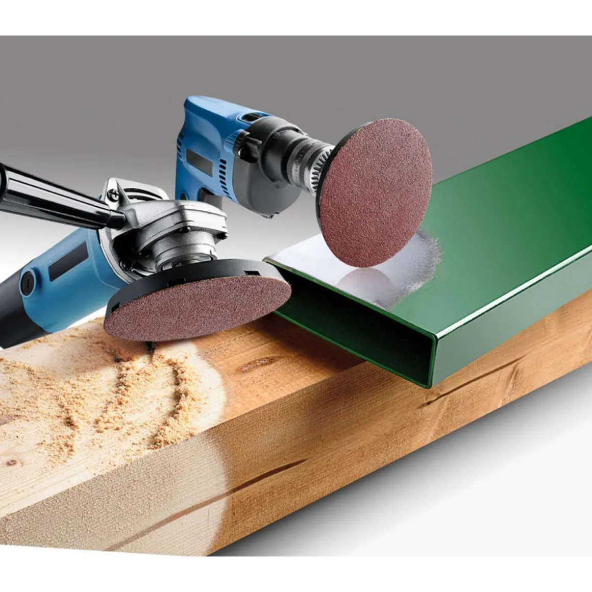 kwb Schleifscheiben Quick-Stick Holz und Metall Durchmesser 125 mm K120
