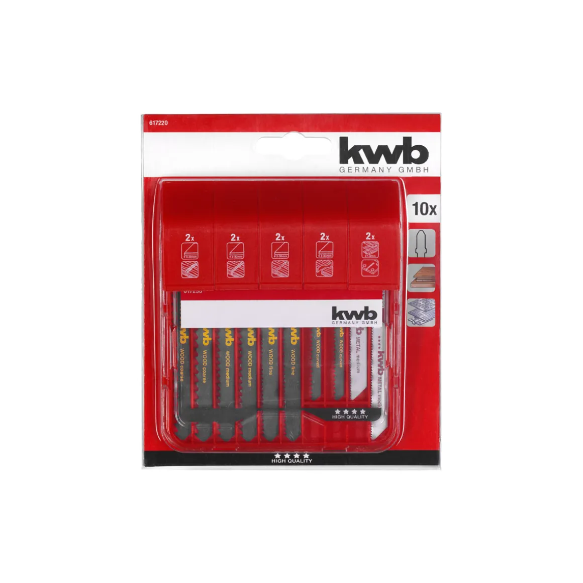 kwb Stichsägeblätter 10 Stück