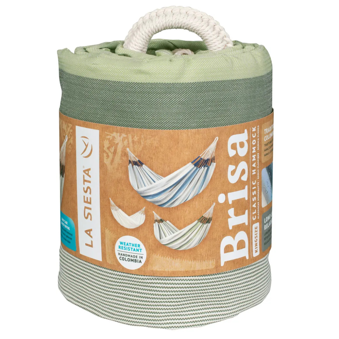 La Siesta Kingsize-Hängematte Brisa Cedar Wetterresistent