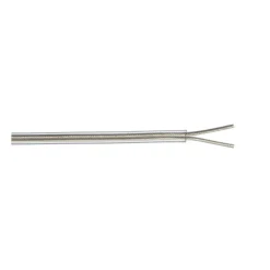 Lampenleitung 2 x 0,75 silber 3 m