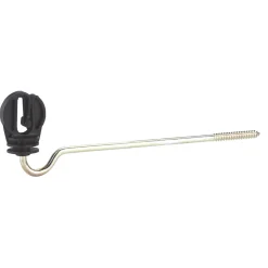Langstiel-Bandisolator 22 cm schwarz 10 Stück