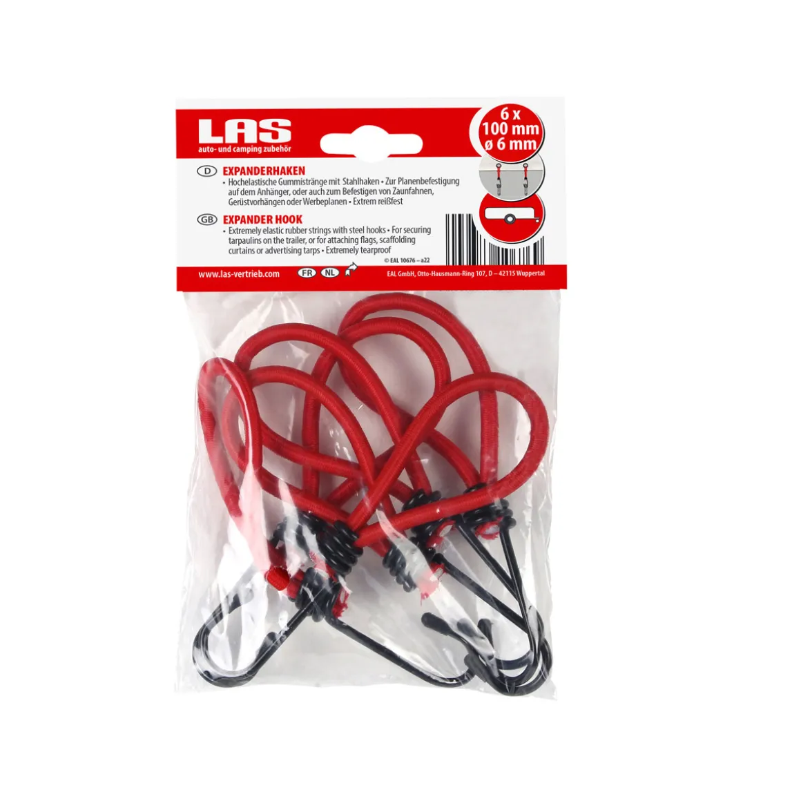 LAS 10676 Expanderhaken 6- teilig