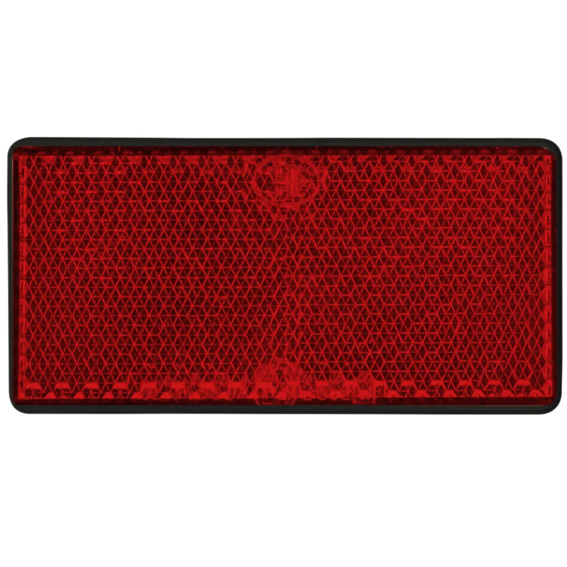 LAS 10206 Reflektor rot viereckig 2 Stk.