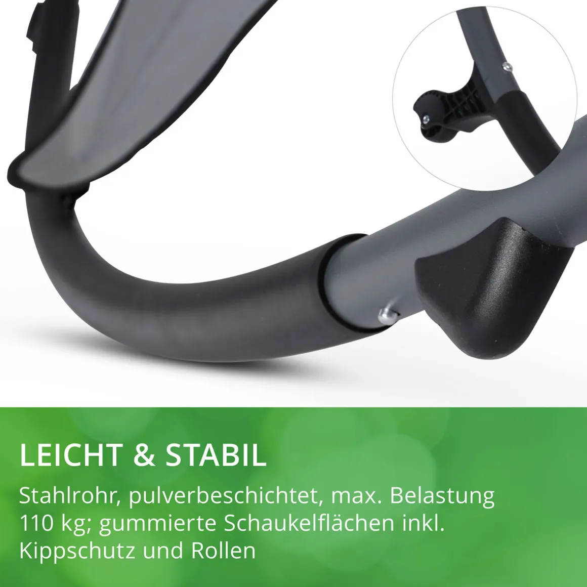 Leco Schaukel Liege Eni 210 x 102 x 79 cm Sonnenliege Gartenliege