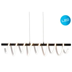 LED HL Belleza Metall/KS schwarzLxBxH 100x20x150cm dimmbar