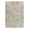 Lederteppich Spark 210 elfenbein/gold