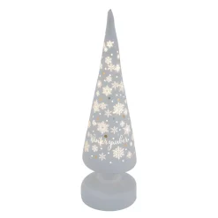 LED-Glasbaum 10LED schwarz matt 3xAA 9x30cm