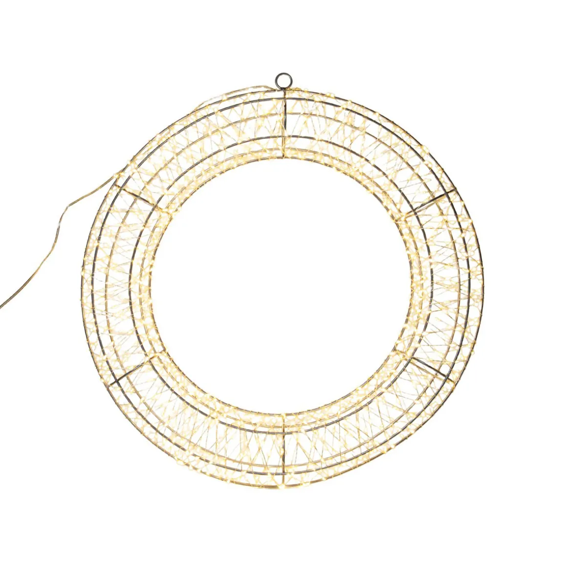 LED-Kranz mit Timerfunktion Durchmesser 45 cm 960 LEDs