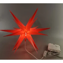LED-Kunststoffstern rot 35 cm