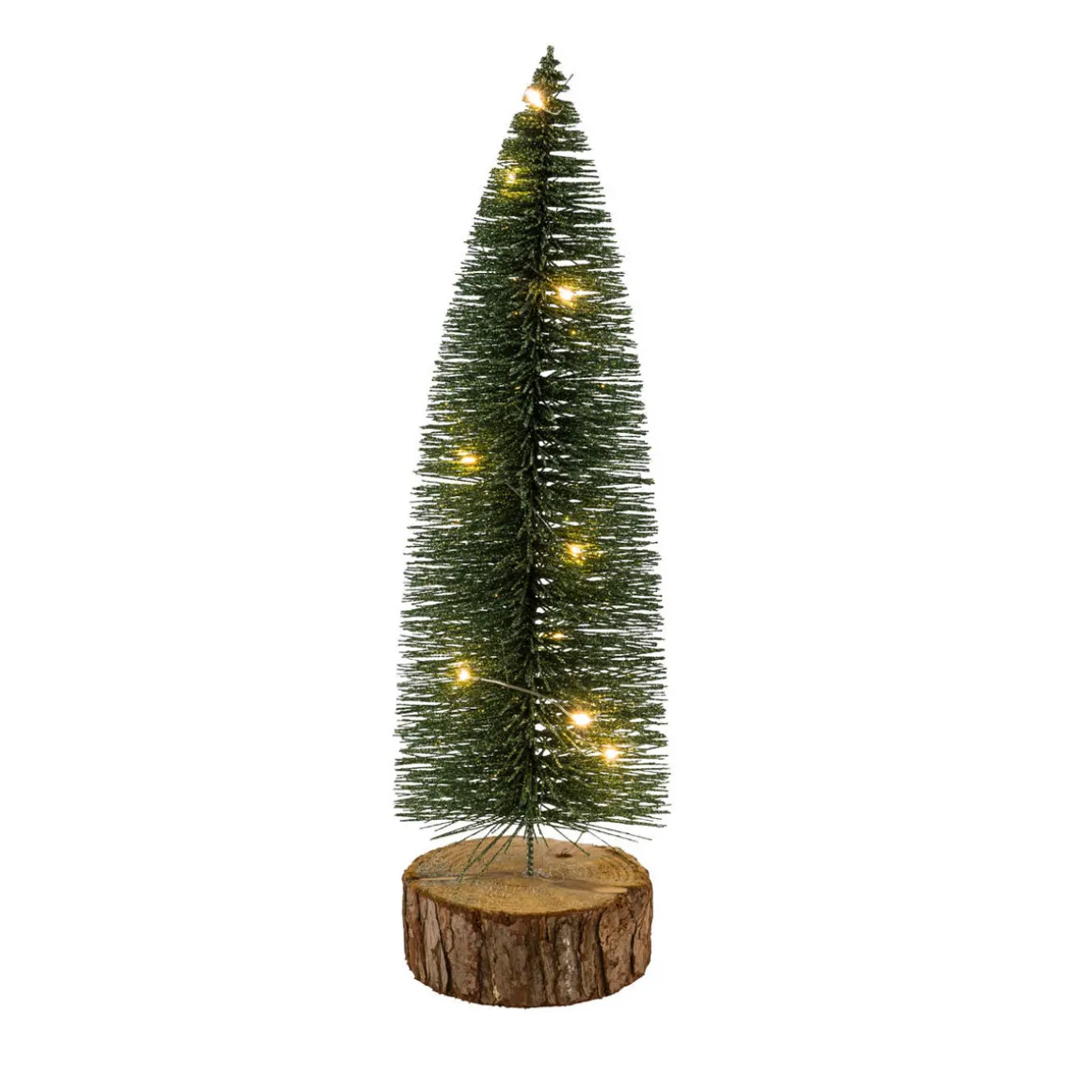 LED-Tanne Durchmesser 9,5 x 30 cm grün