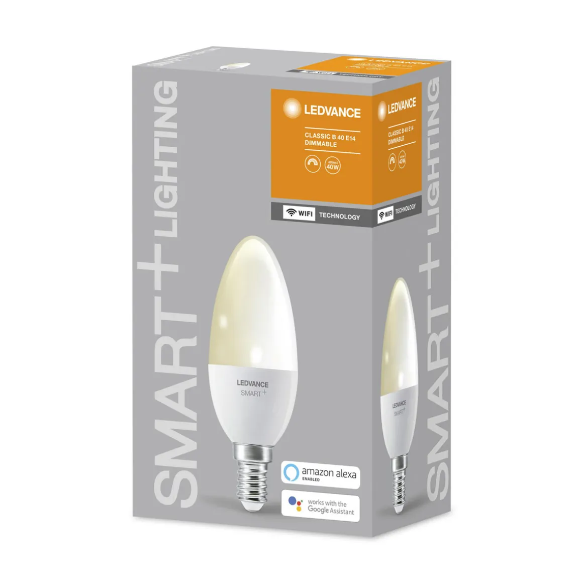 Ledvance SMART+ Glühlampe Classic B Kerze 9,6 x 6,1 x 15,4 cm DIM