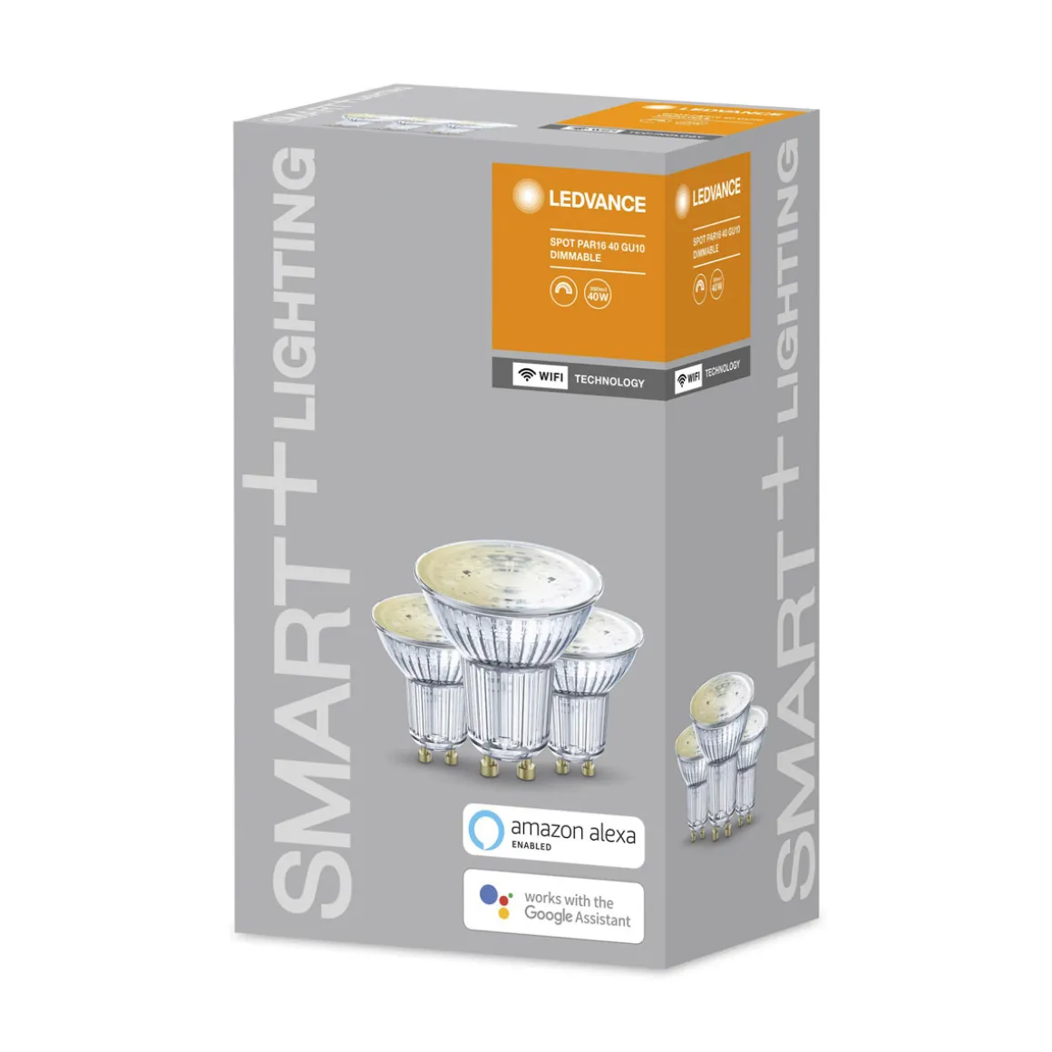Ledvance SMART+ Glühlampe Spot PAR16 3 Stück dimmbar