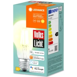 Ledvance SMART+ LED-Leuchtmittel VolksLicht E27 smart dimmbar