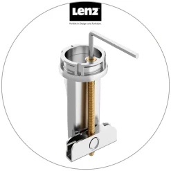 Lenz Küchenarmatur Kalani² mit Pendelbrause schwarz