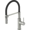 Lenz Küchenarmatur NALU mit Pendelbrause nickel-schwarz