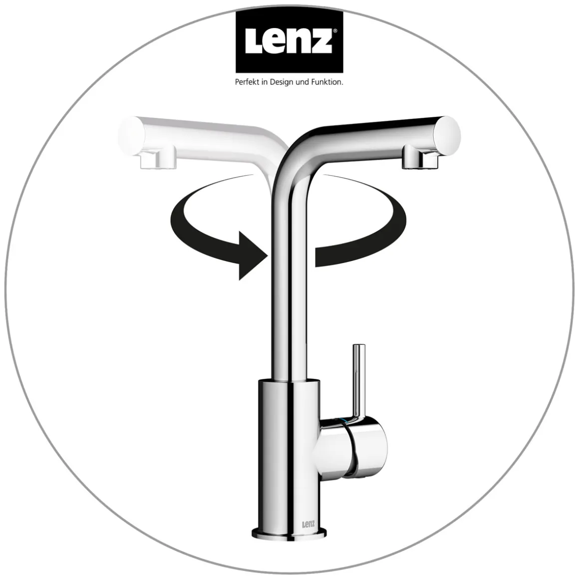 Lenz Waschtischarmatur HOKU chrom